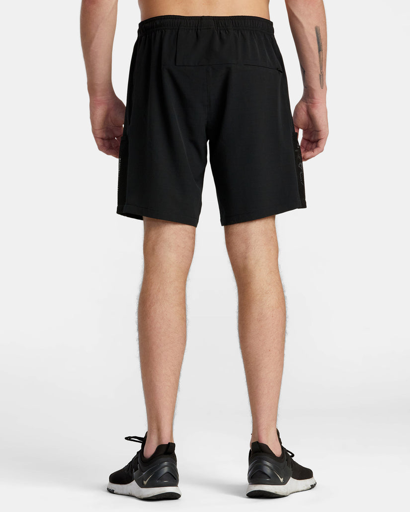 X Over Short Utility Shorts - Black