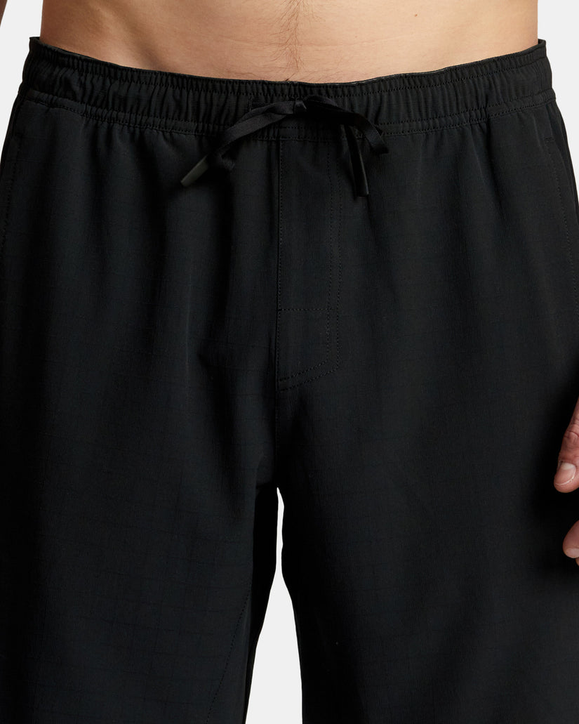 X Over Short Utility Shorts - Black