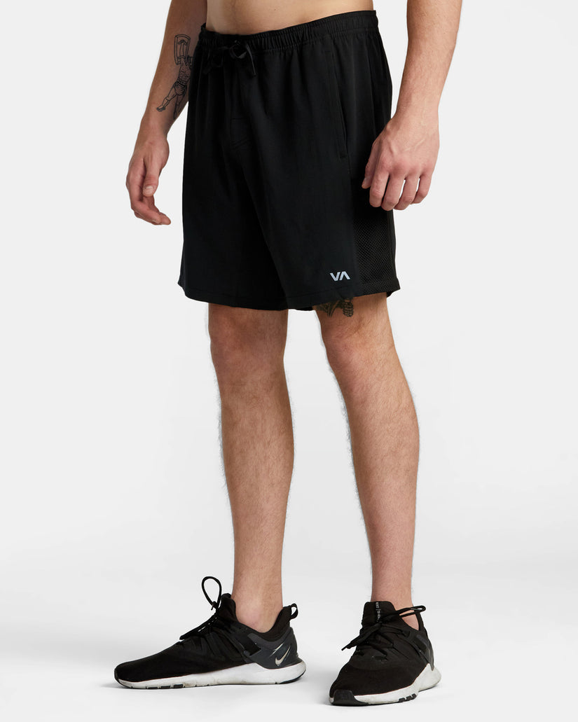 X Over Short Utility Shorts - Black