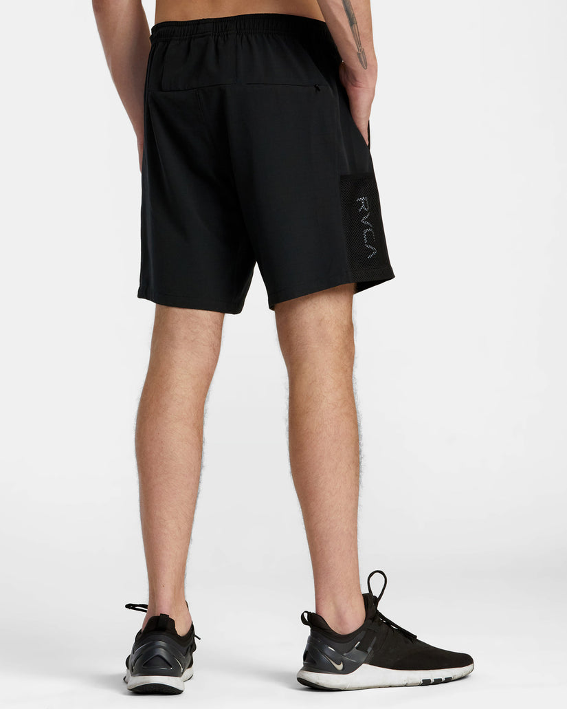 X Over Short Utility Shorts - Black