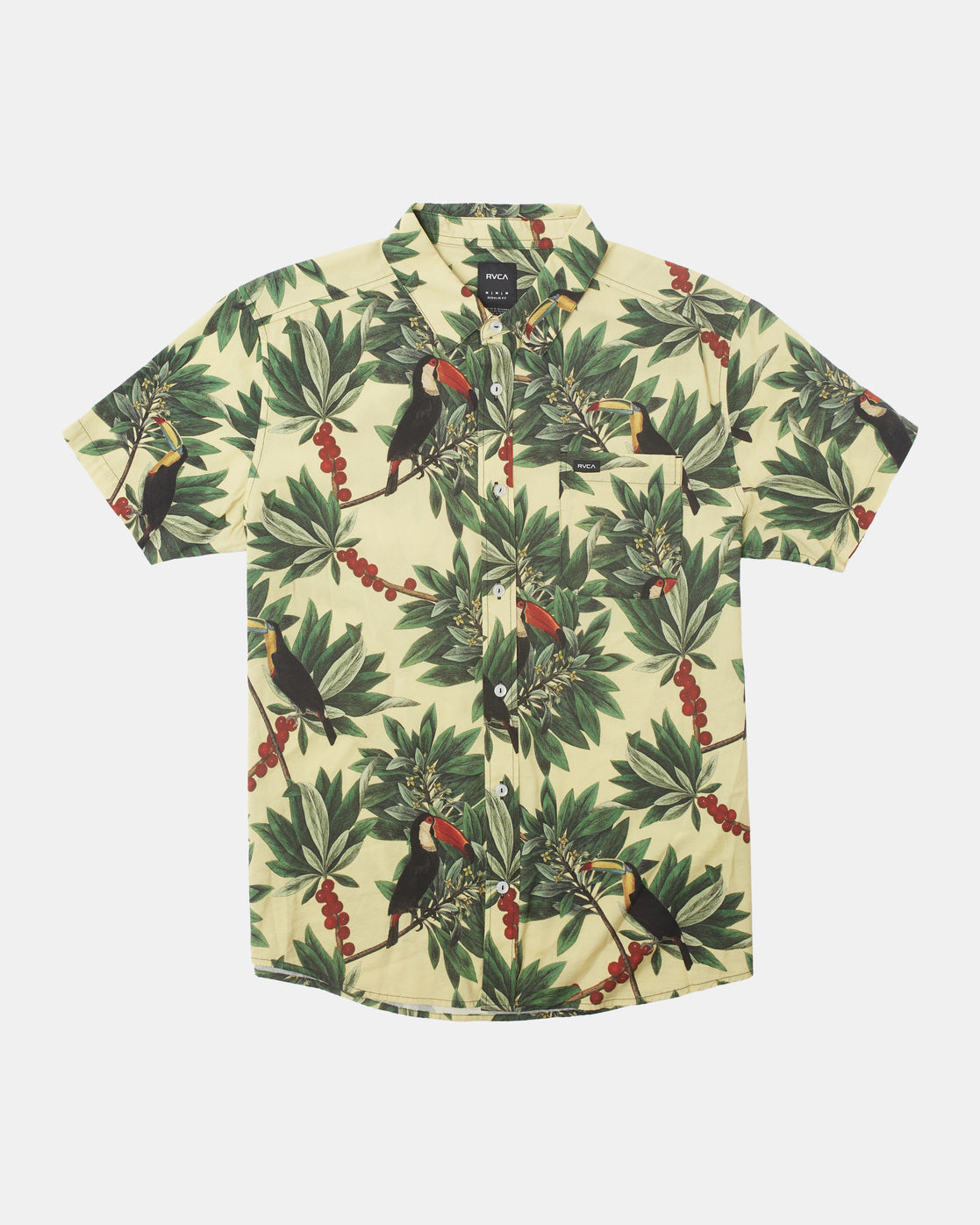 Pandemonium Short Sleeve Shirt - Banana | RVCA