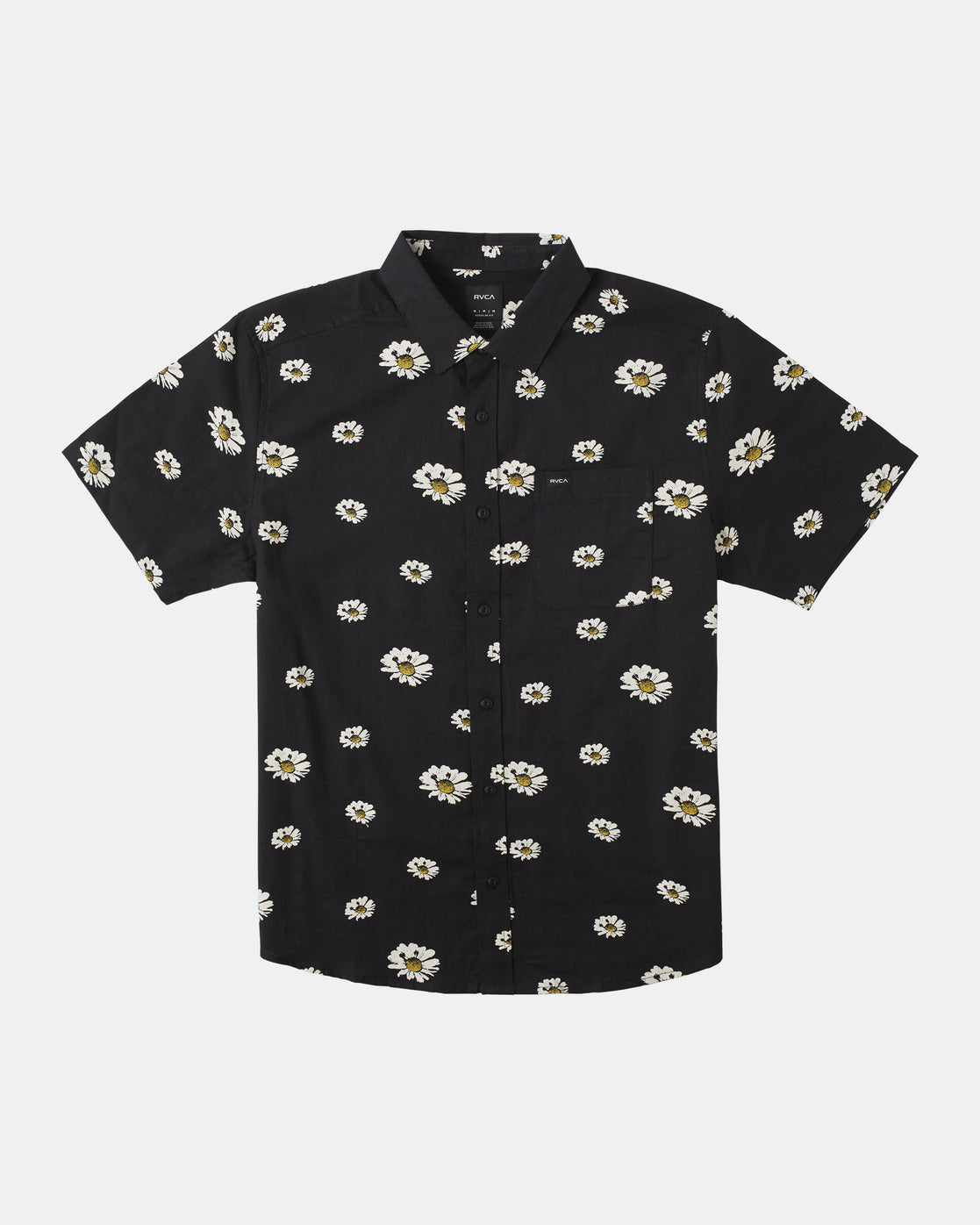 Pushin Up Short Sleeve Shirt - Black | RVCA