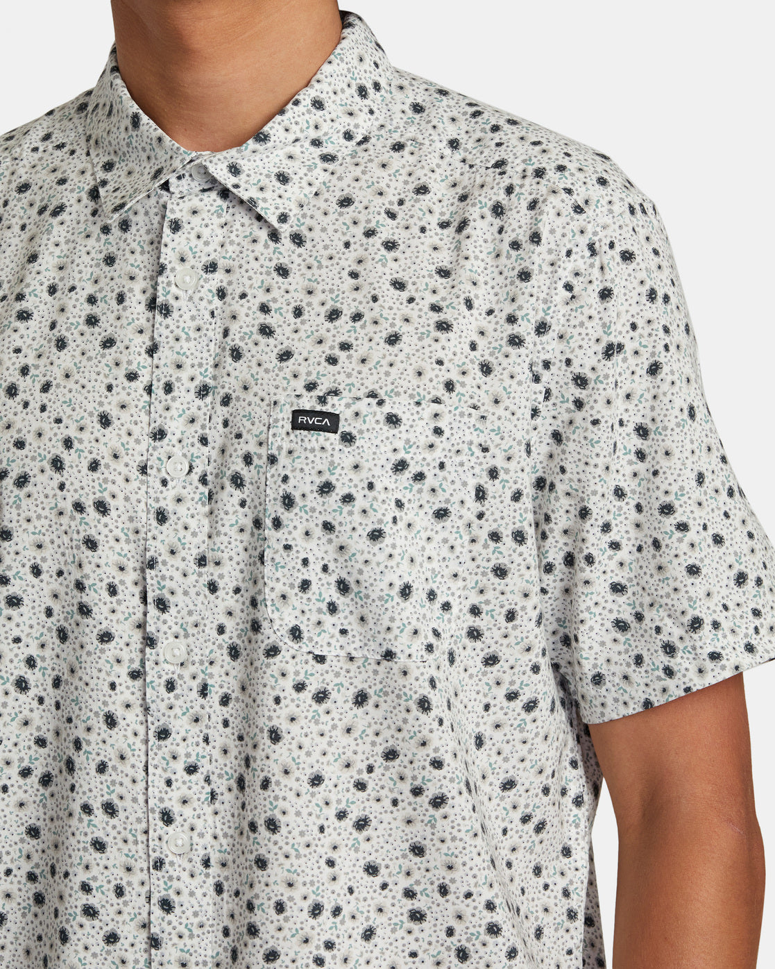 English Roses Short Sleeve Shirt - White