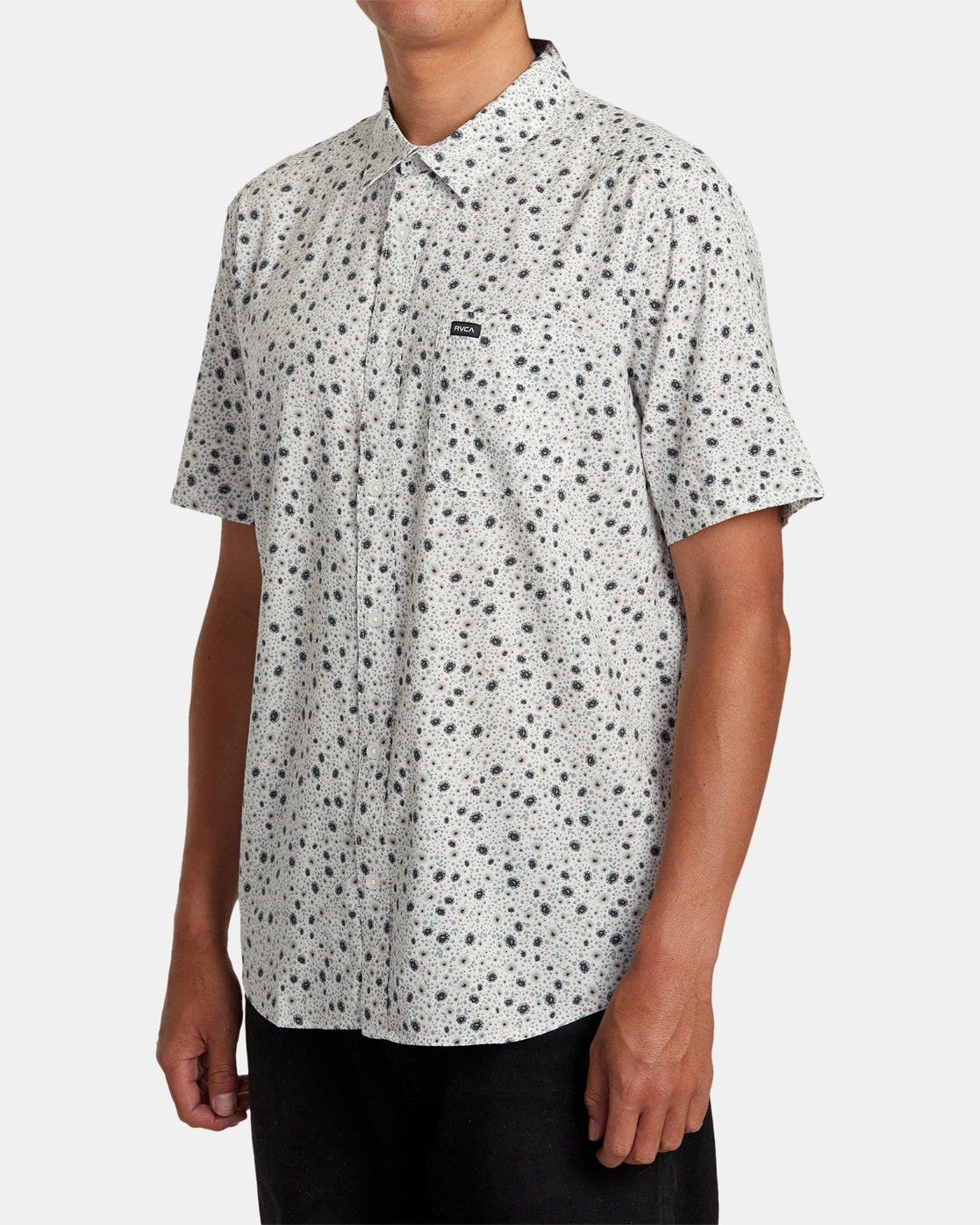 English Roses Short Sleeve Shirt - White