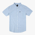 RVCA mens Thatll Stretch Long Sleeve Woven Front Button Down  Shirt, Oxford Blue, Small US : Clothing, Shoes & Jewelry