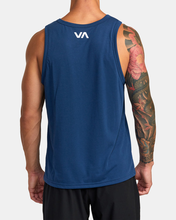 Icon Tank Top - Army Blue