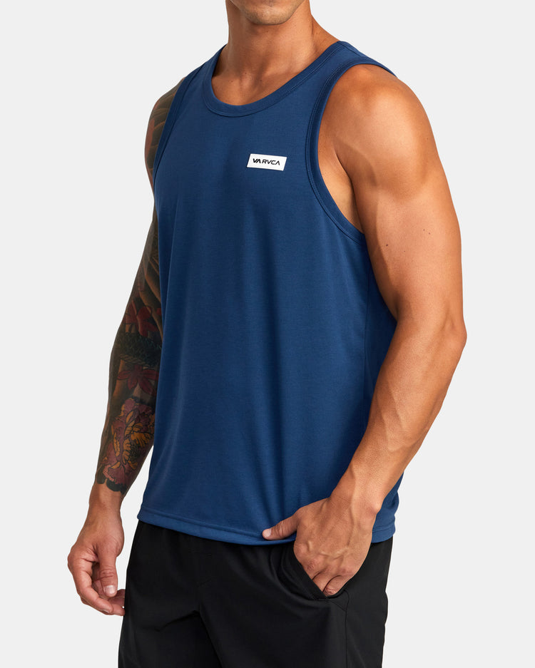 Icon Tank Top - Army Blue