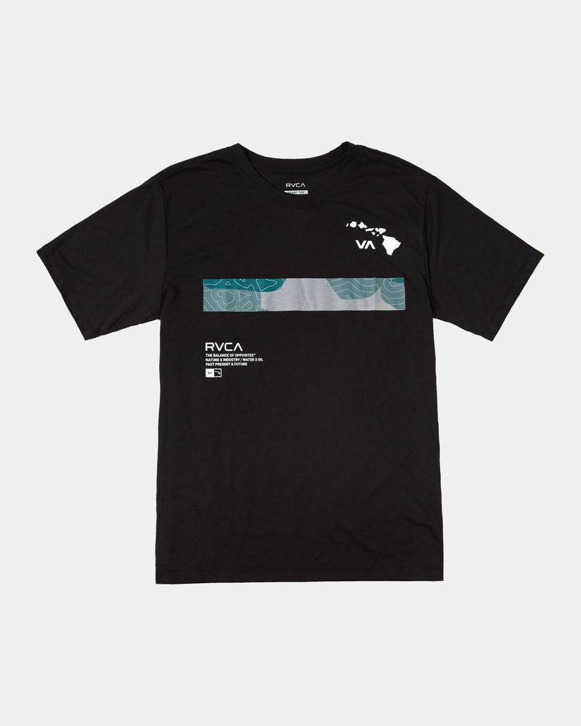 Hawaii Bar Topo Camo T-Shirt - Black – RVCA