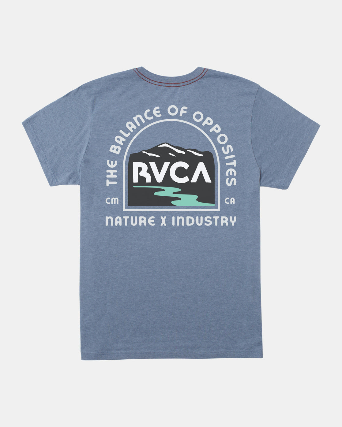 Rvca best sale blue shirt