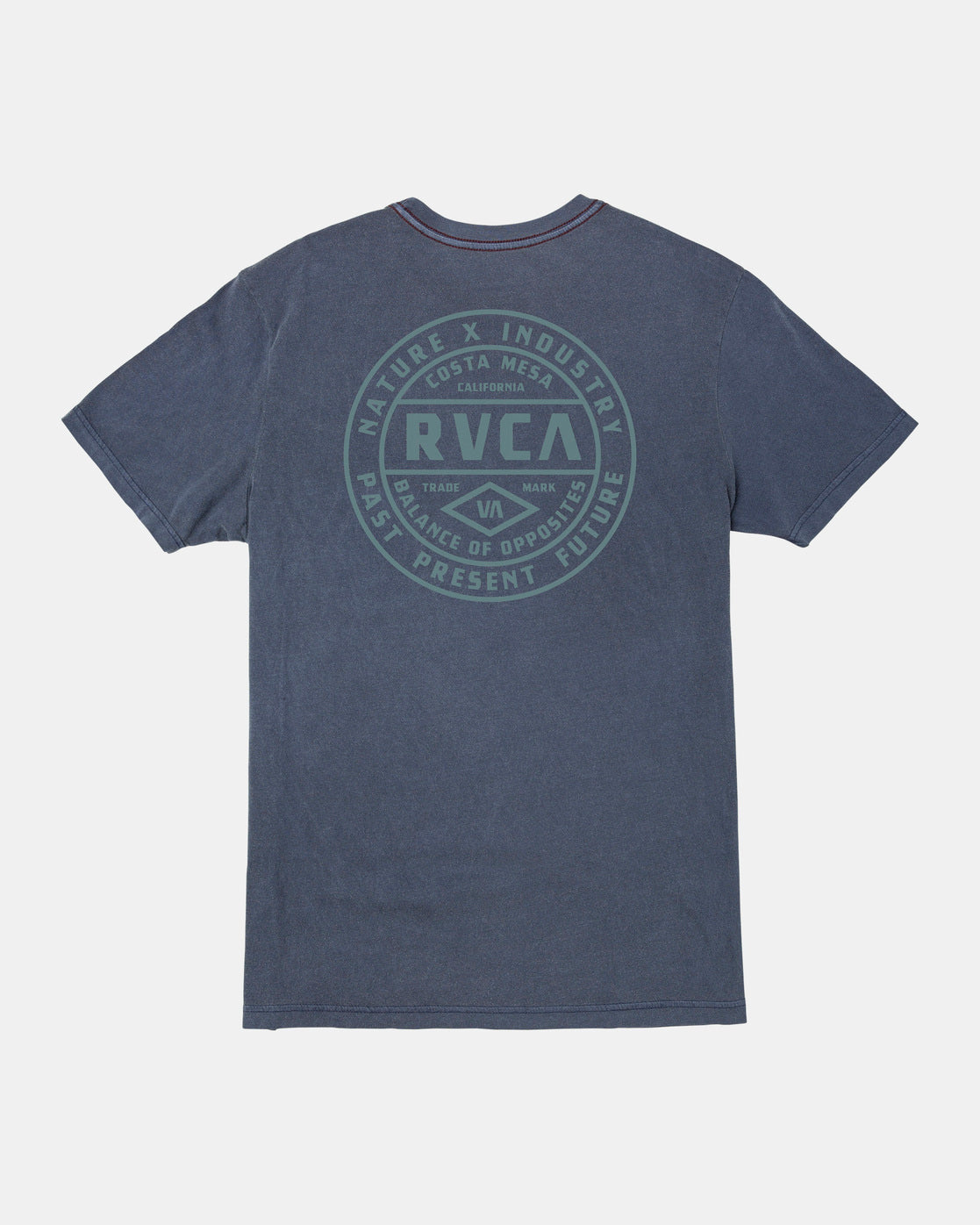 Rvca blue sale shirt