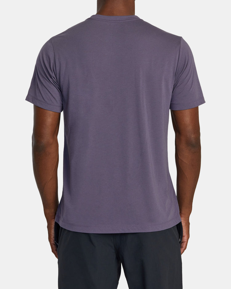 RVCA Laminate T-Shirt - Gray Purple