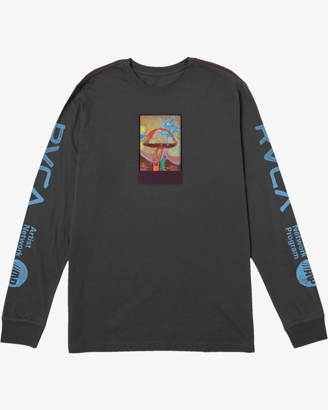 Shadow Box Long Sleeve T-Shirt - Pirate Black