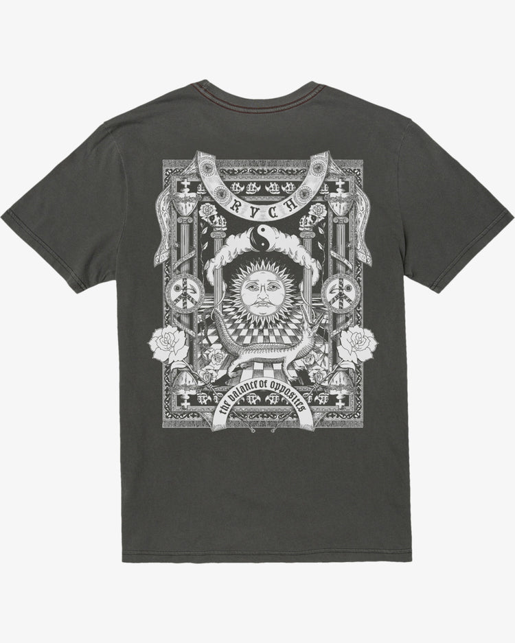 Astral Plain Short Sleeve T-Shirt - Pirate Black