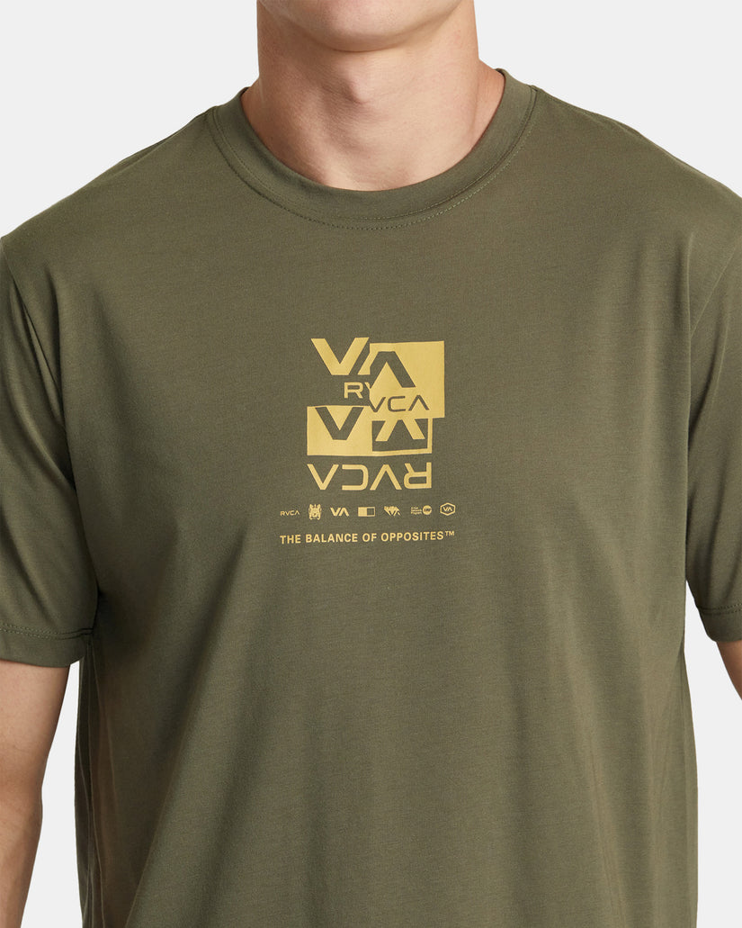 Vortex Short Sleeve Tee T-Shirt - Overcast –