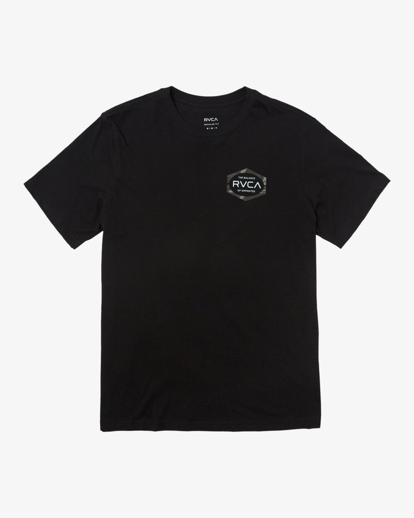 RVCA Mold Short Sleeve T-Shirt - Black