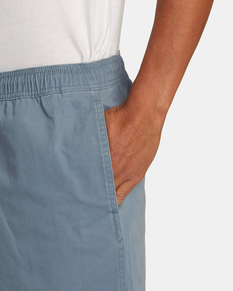 Escape Elastic Waist Walkshorts 17” - Industrial Blue