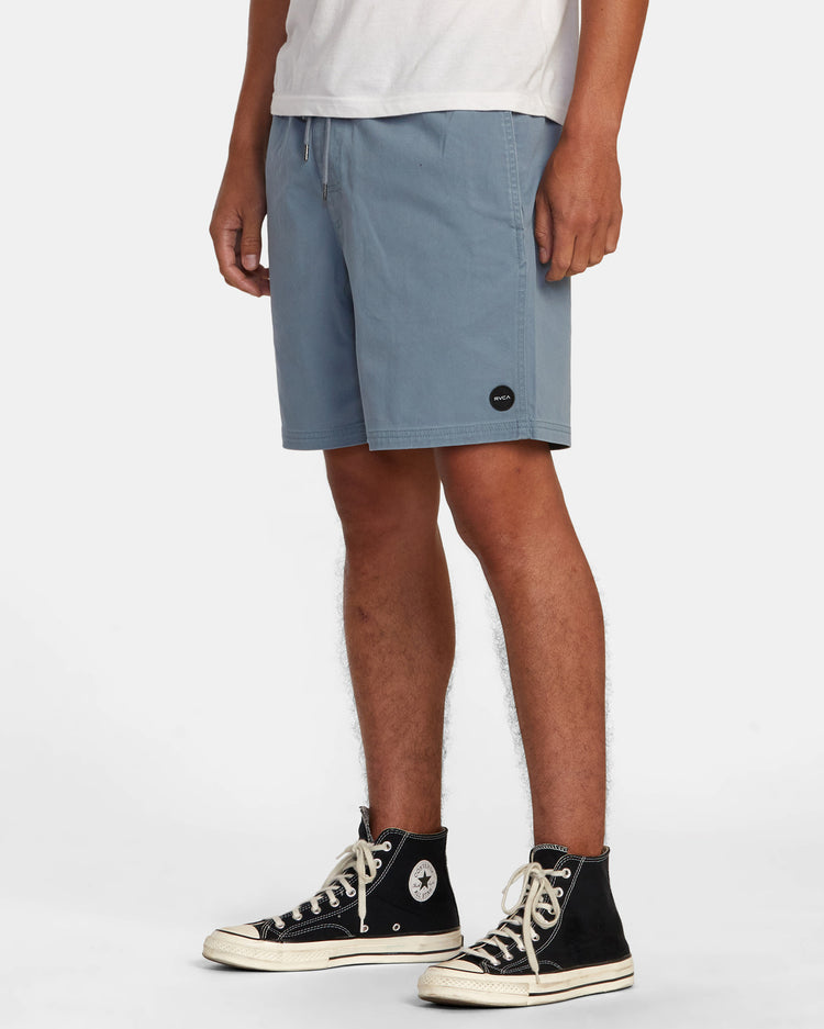 Escape Elastic Waist Walkshorts 17” - Industrial Blue