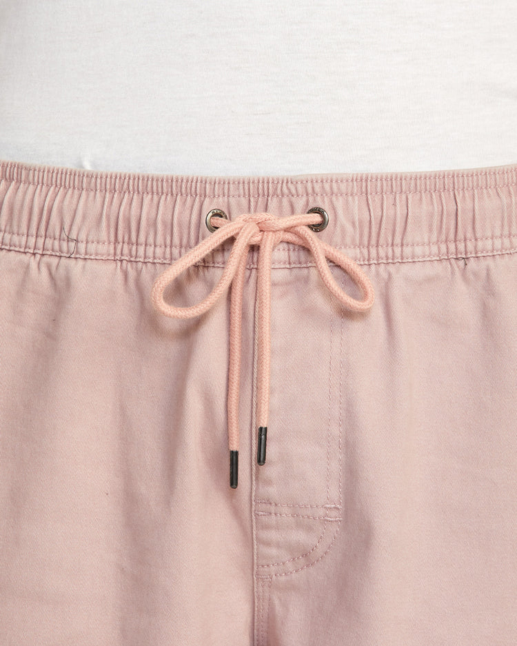 Escape Elastic Waist Walkshorts 17” - Pale Mauve