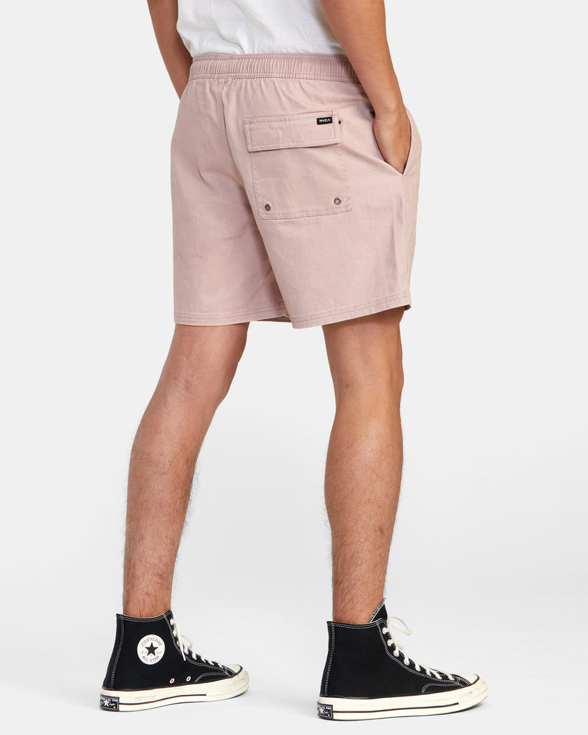 Escape Elastic Waist Walkshorts 17” - Pale Mauve