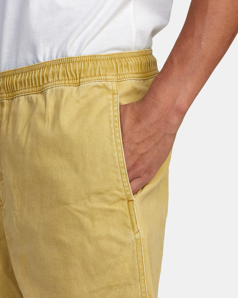 Escape Elastic Waist Walkshorts 17” - Southern Moss