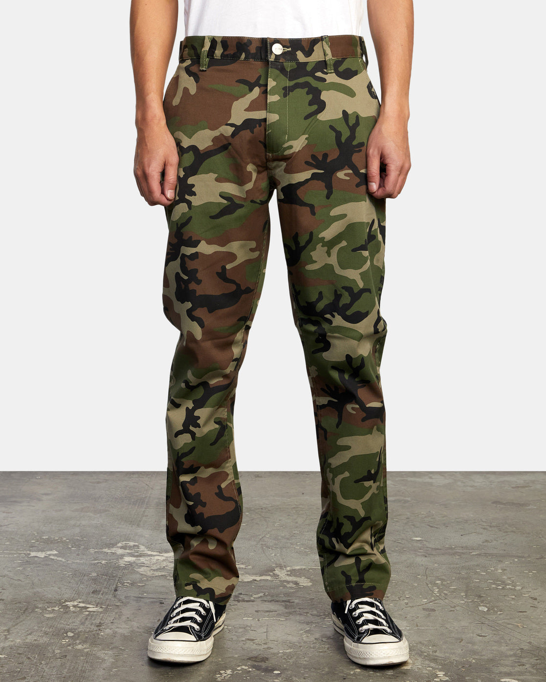 Camo stretch pants fashion