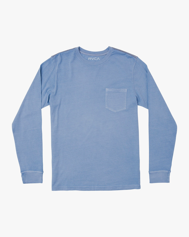 PTC Pigment Long Sleeve Tee - Ash Blue