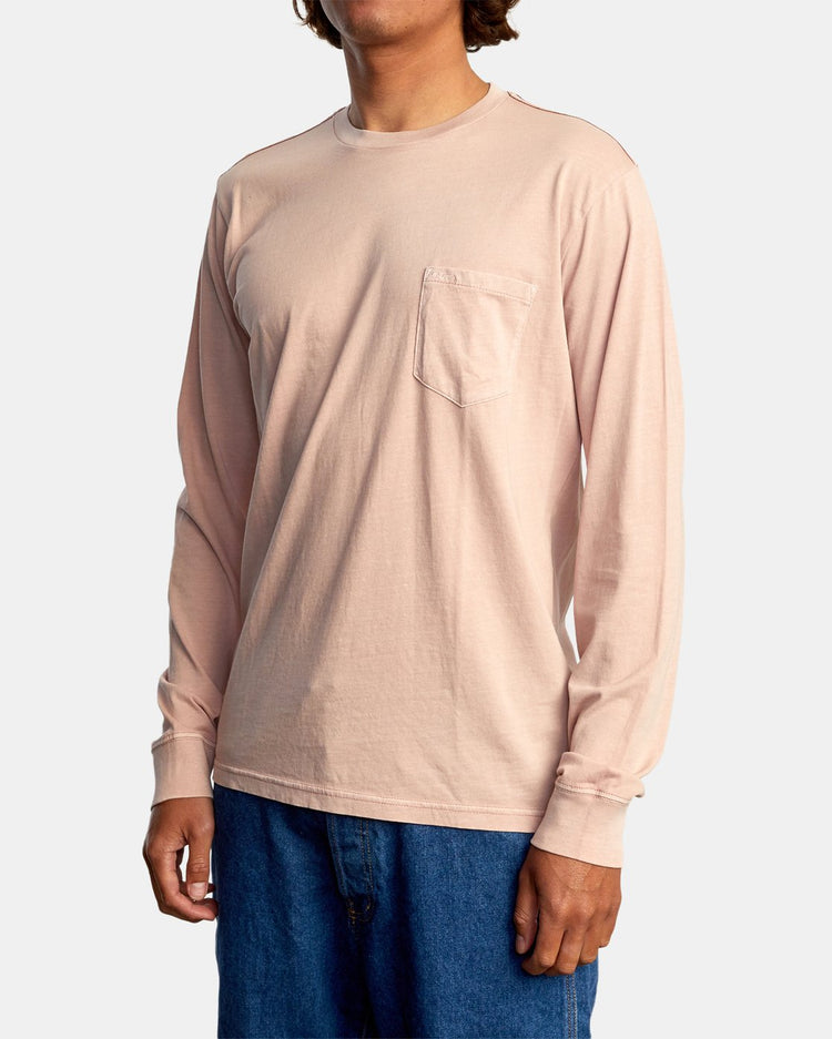 PTC Pigment Long Sleeve Tee - Pale Mauve