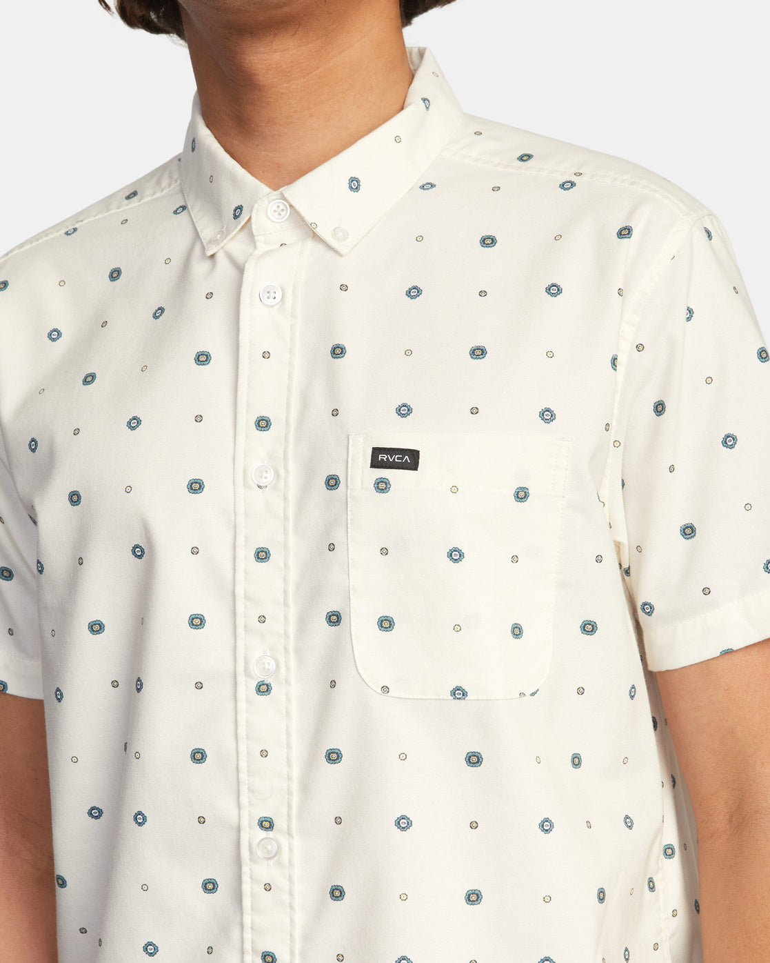 Rvca slim fit button shops up