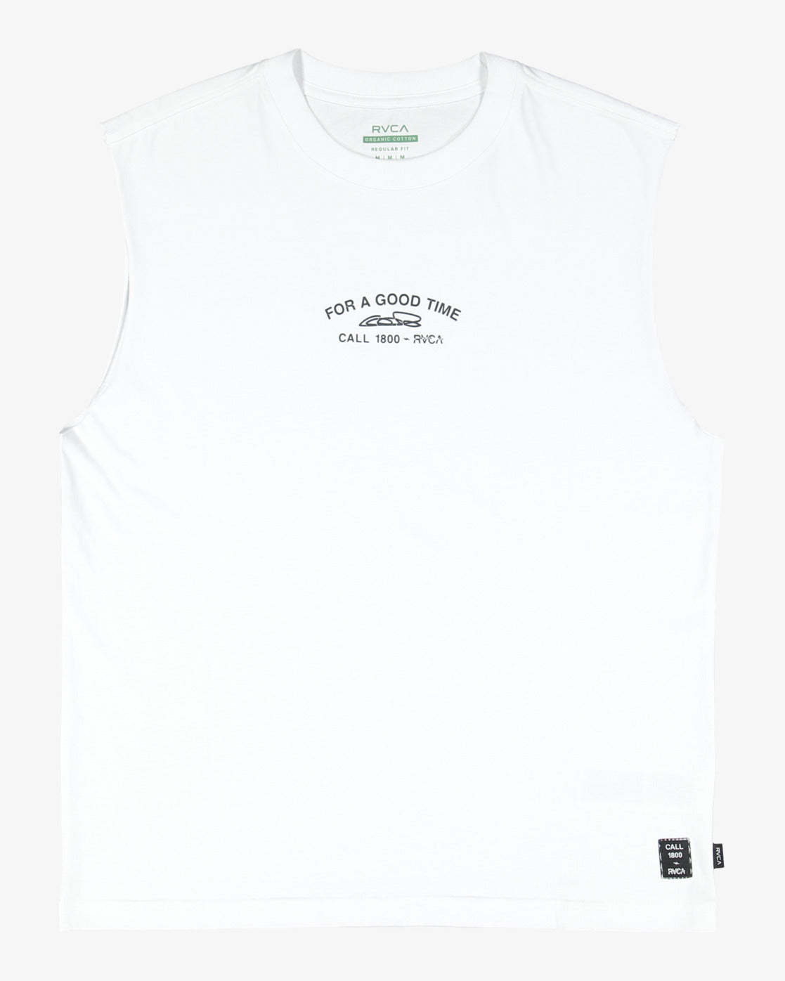 Good Time Muscle Muscle Tee - White – RVCA