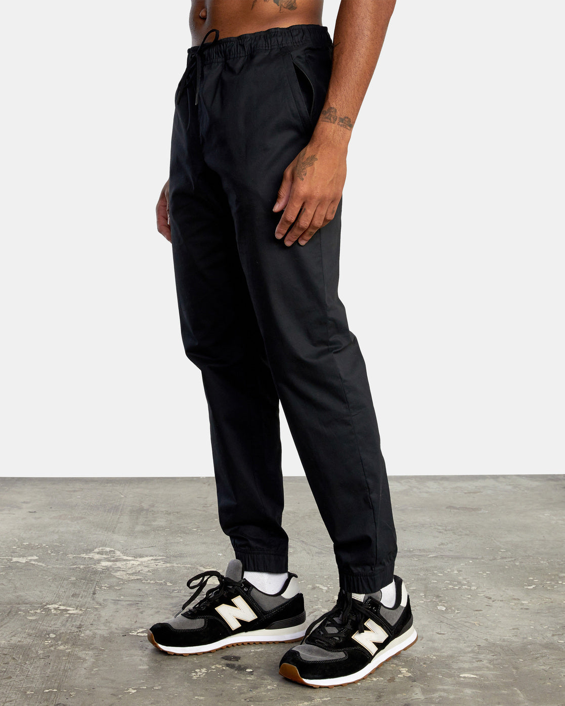 Cuffed track pants on sale