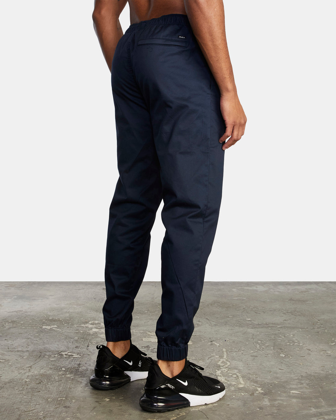 Spectrum Cuffed Track Pants Navy RVCA