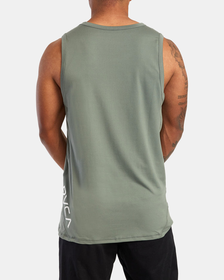 Sport Vent Tank Top - Agave Green