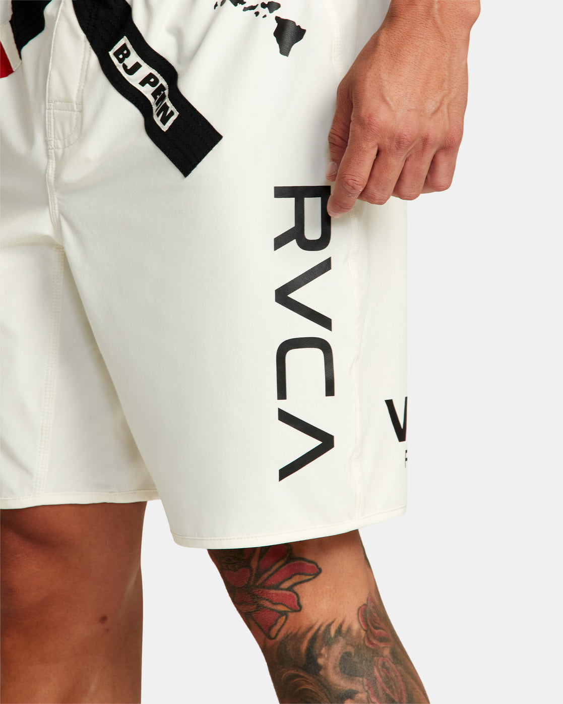 Limited Edition Bj Penn Legend Shorts - White - WHITE / XS