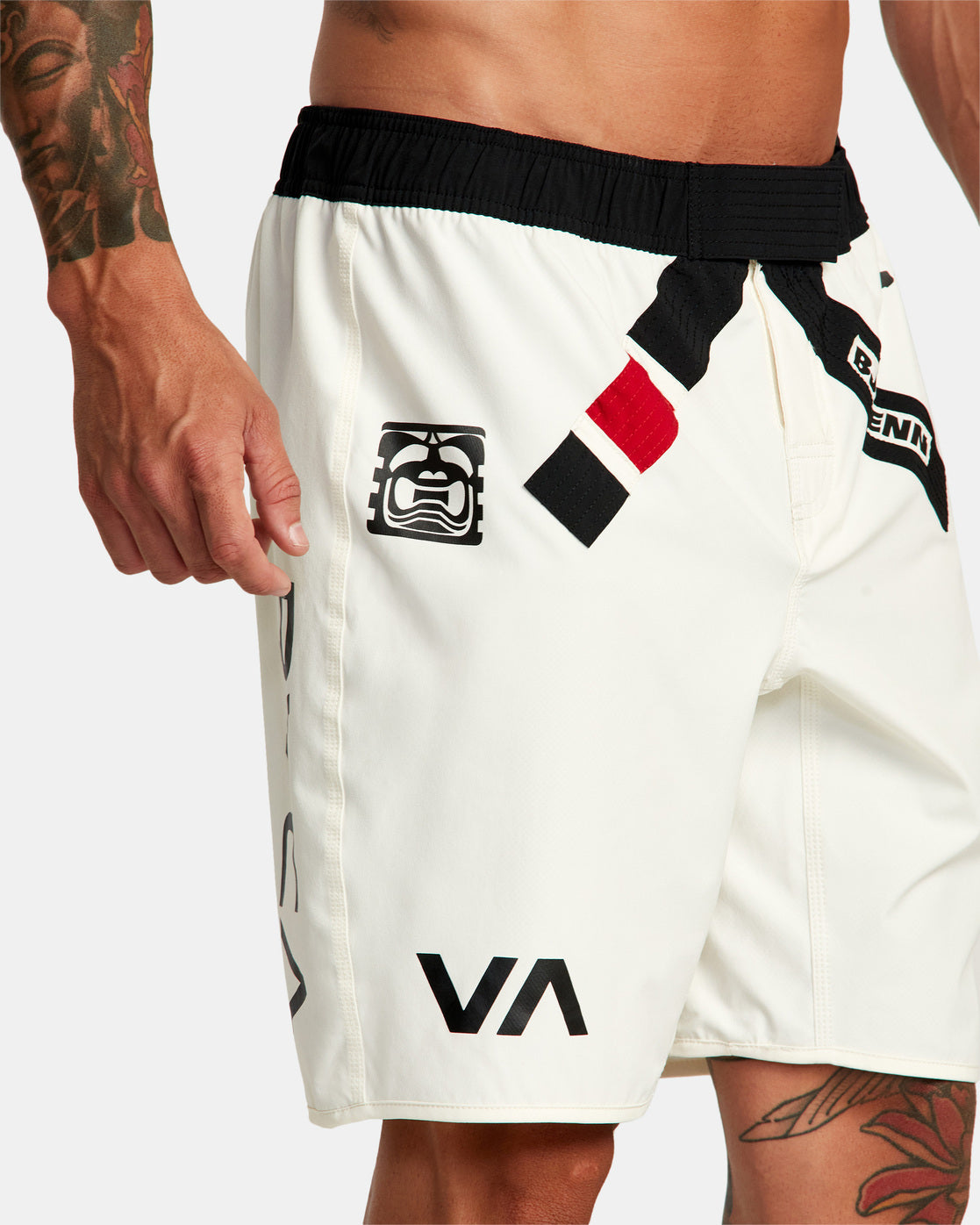 Limited Edition Bj Penn Legend Shorts - White | RVCA