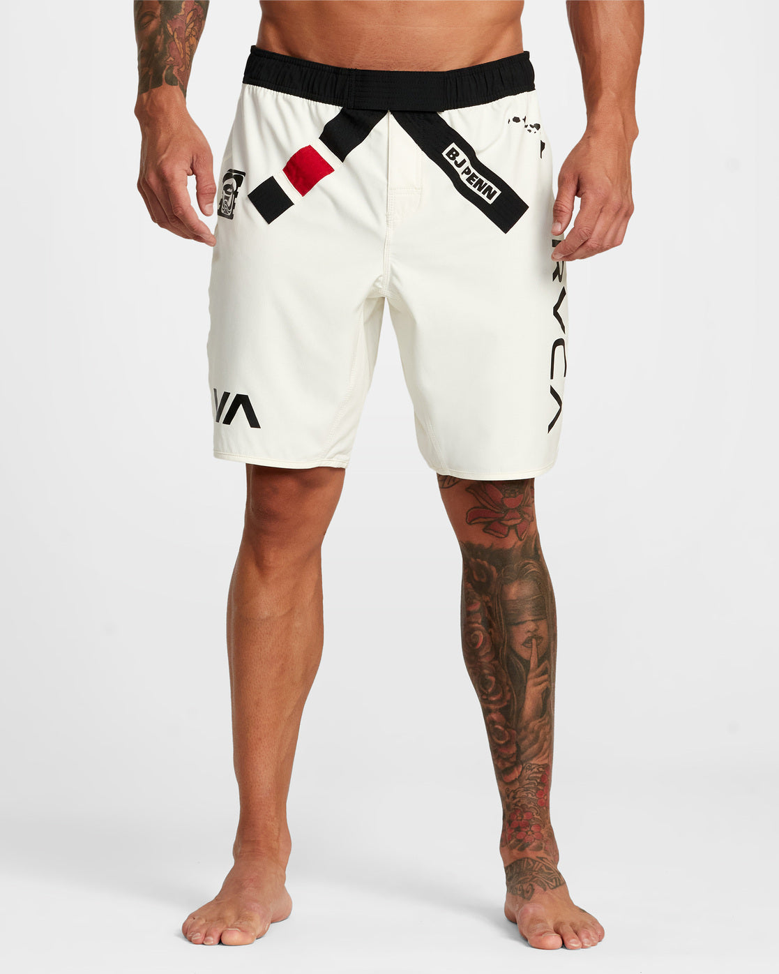 Limited Edition Bj Penn Legend Shorts - White - WHITE / XS